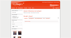 Desktop Screenshot of my.stepin.de