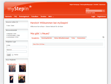 Tablet Screenshot of my.stepin.de